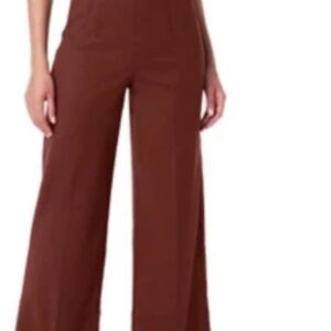 SPANX Brown Wide Leg Pants High-Waisted